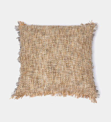 Geecha Silk-cotton Blend Filled And Vaccumed Cushion