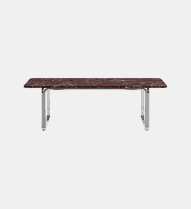 Home Deco and More Metal Chrome Base Dining Table, Packshot View