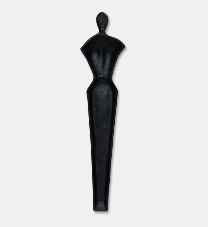 Home Deco and More Marble Base Small Tall Figurine Pair, Black, L, Packshot View