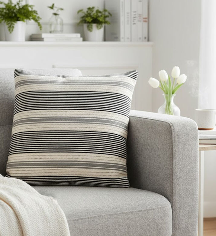 Home Deco and More Bettina Printed Knife Edge Pillow, Packshot View