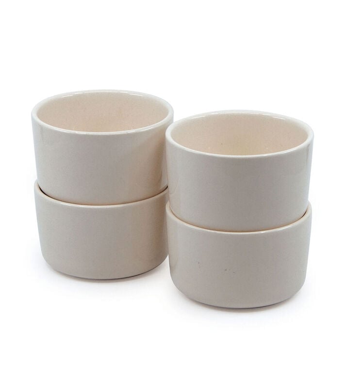 Salt and Pepper Scandi Stoneware Ramekin Set 10x6 Cm, Packshot View