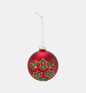 Home Deco and More Xmas Ball Glass Red, Packshot View