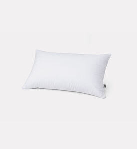 Home Deco and More Silicone Medium Filling Pillow, White, 50x75-cm, Packshot View