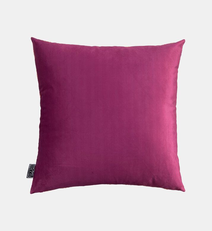 Home Deco and More Portal Embroidered Velvet Cushion, Packshot View