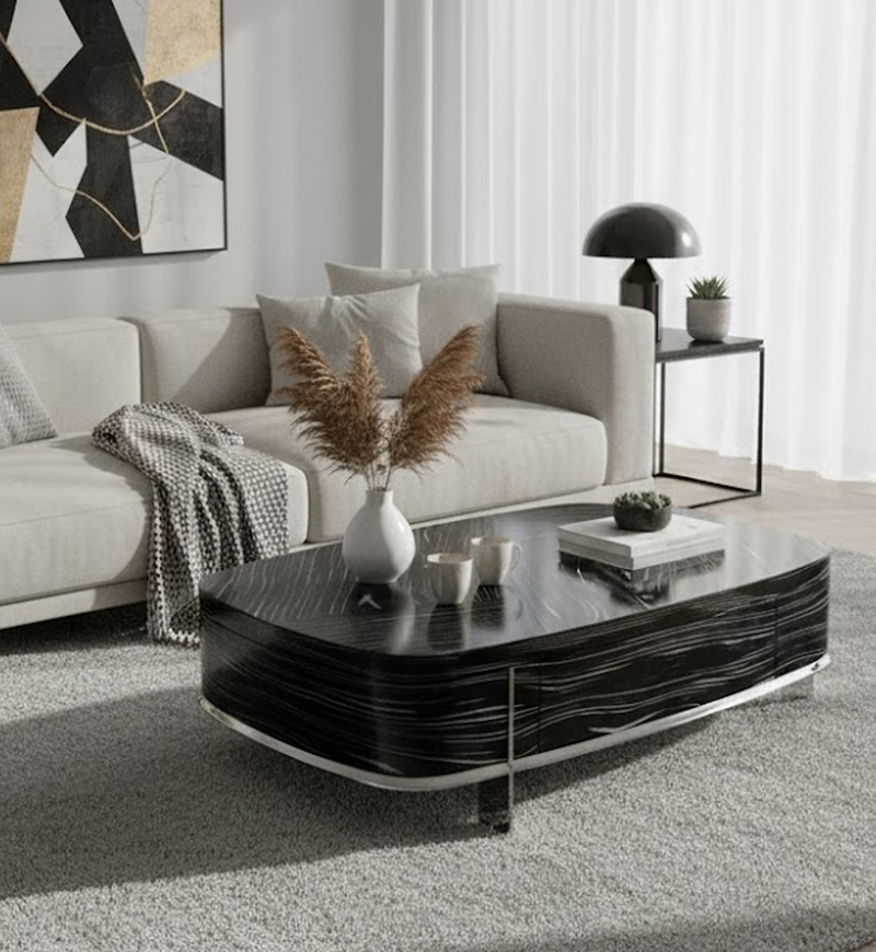 Saba Sandalwood Veneer Coffee Table