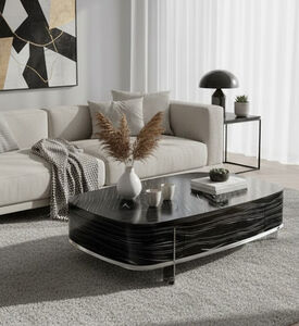 Home Deco and More Saba Sandalwood Veneer Coffee Table, Packshot View