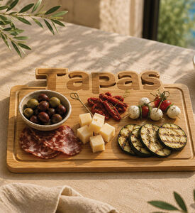 Excellent Houseware Tapas Wooden Board, Packshot View