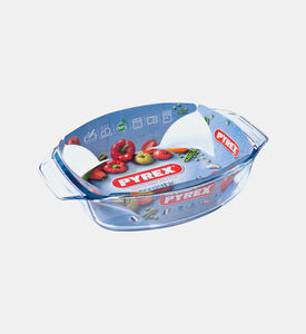 Pyrex Irresistible Glass Oval Roaster 30x21 Cm, Transparent, 30x21-cm, Packshot View