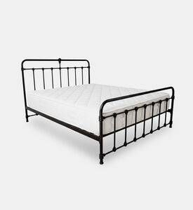 Home Deco and More Stella Iron Frame Bed, Black, 120x200-cm, Packshot View