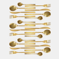 The Fuse Hammered Cutlery 24-piece Set
