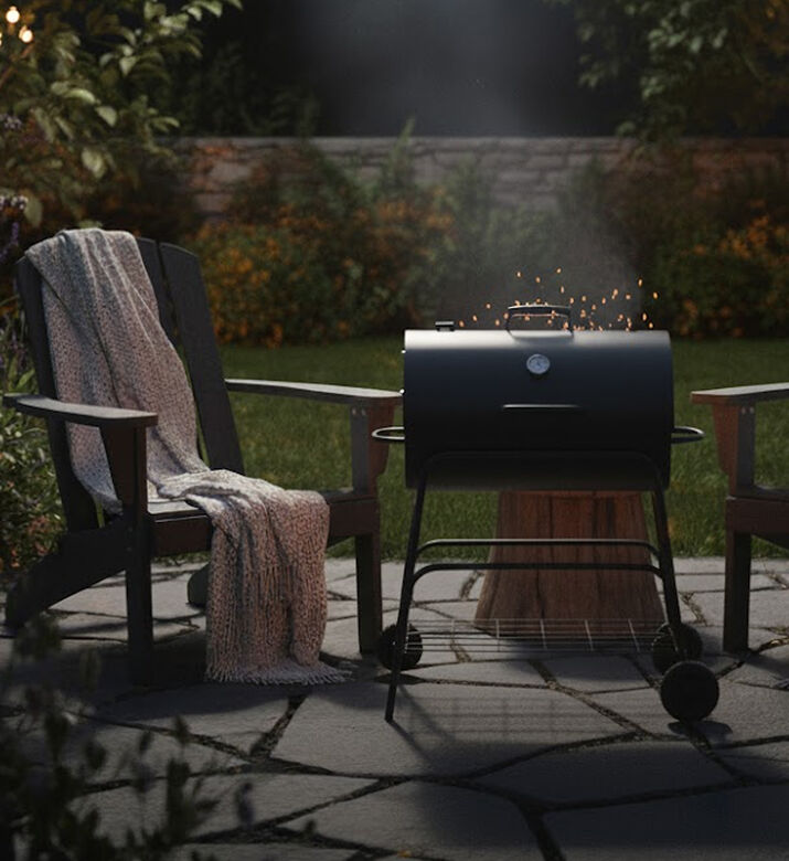 Home Deco and More Bbq Cylinder-on-wheels, Packshot View