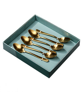 Vintage Moka Gold Spoon 6-piece