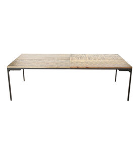 Manda Wooden Coffee Iron-leg Table