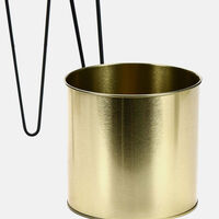 Metal Tripod Stand Gold Planter