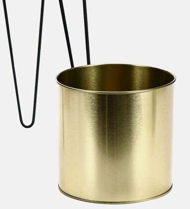 Metal Tripod Stand Gold Planter