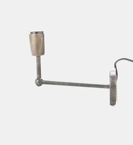 Rustic Iron Wall Light Bulb Fixture