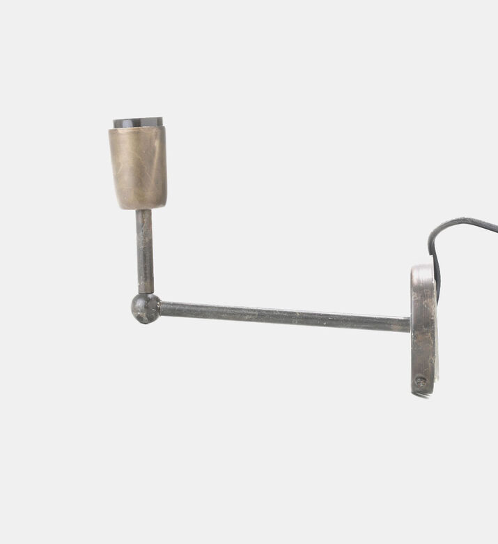 Rustic Iron Wall Light Bulb Fixture