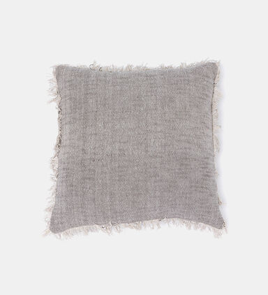 Geecha Silk-cotton Blend Filled And Vaccumed Cushion