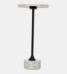 Home Deco and More Round Pedestal Side Table, Packshot View