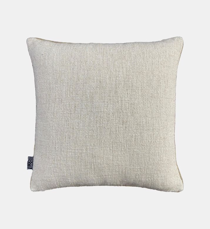 Crown Embroidered Piped Cushion