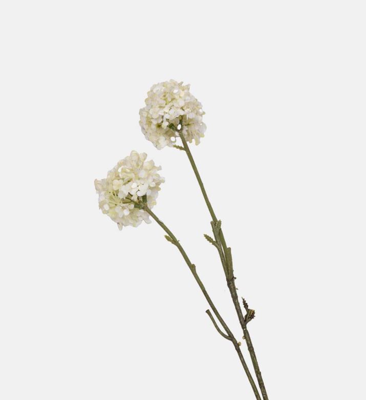 Snowball Two Parts Artificial Flowers 7x17x60 Cm