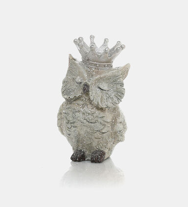 Owl-with-crown Statue