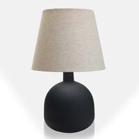 Drop Lampshade Iron Table Lamp