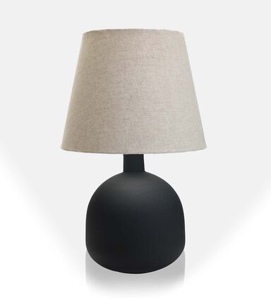 Drop Lampshade Iron Table Lamp