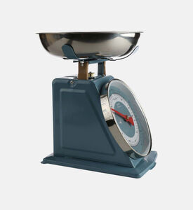 Excellent Houseware Traditional Mechanical Kitchen Scale, Blue, 5-kg, Packshot View