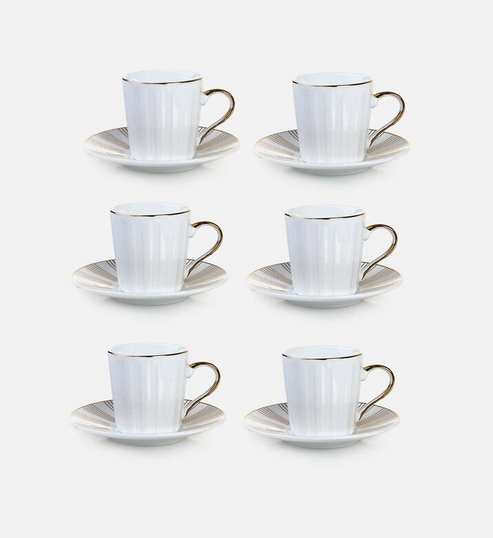 Coffee Cup Saucer 6-piece Set