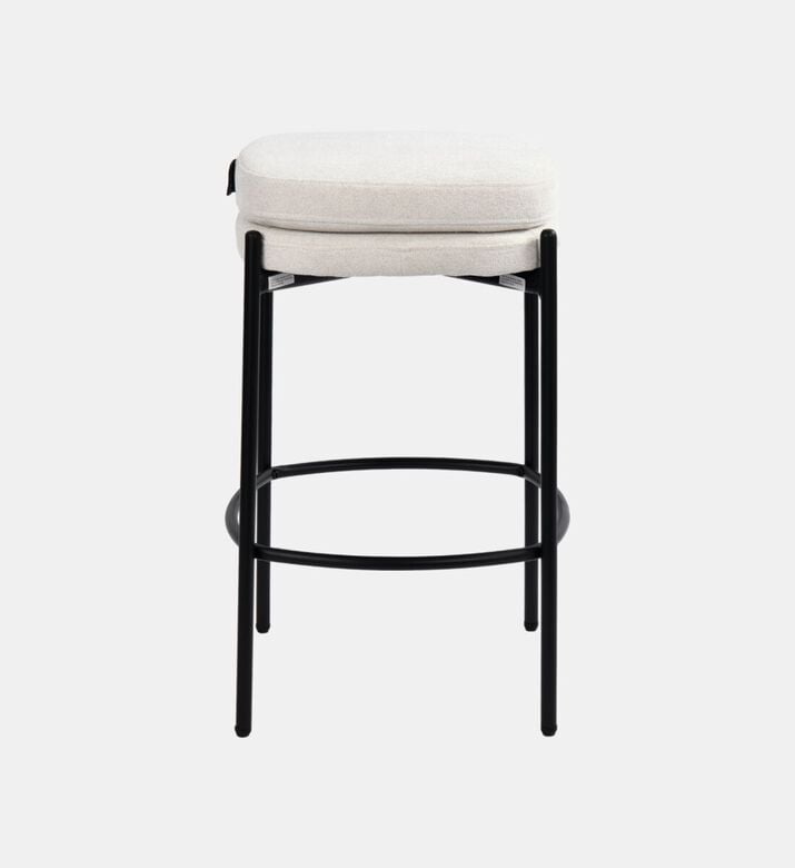 Home Deco and More Griffin Plywood Bar Stool, Beige, Packshot View