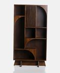 Pillar Mango Wood Books Rack