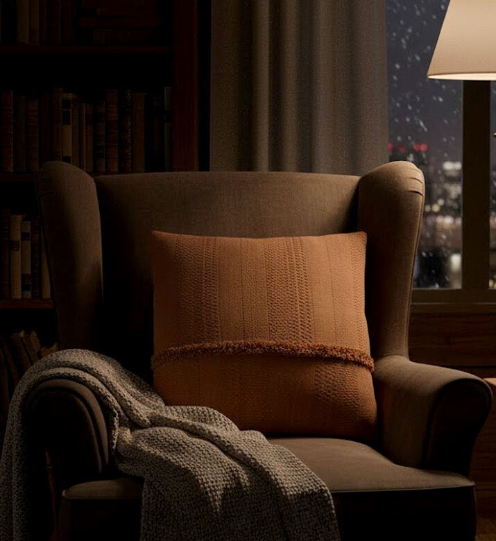 Home Deco and More Hans Garment Dyed Cotton Pillow, Packshot View