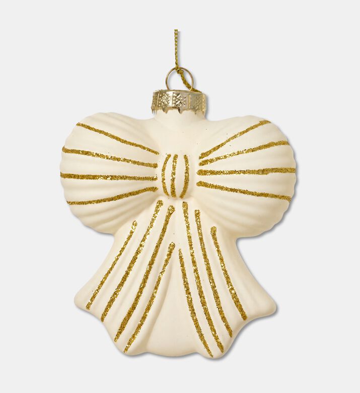 Kaemingk Ornament Bow Glass Shiny, Packshot View