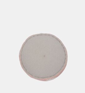 Hackney Handloom Chenille Thread Pouf 60x20 Cm