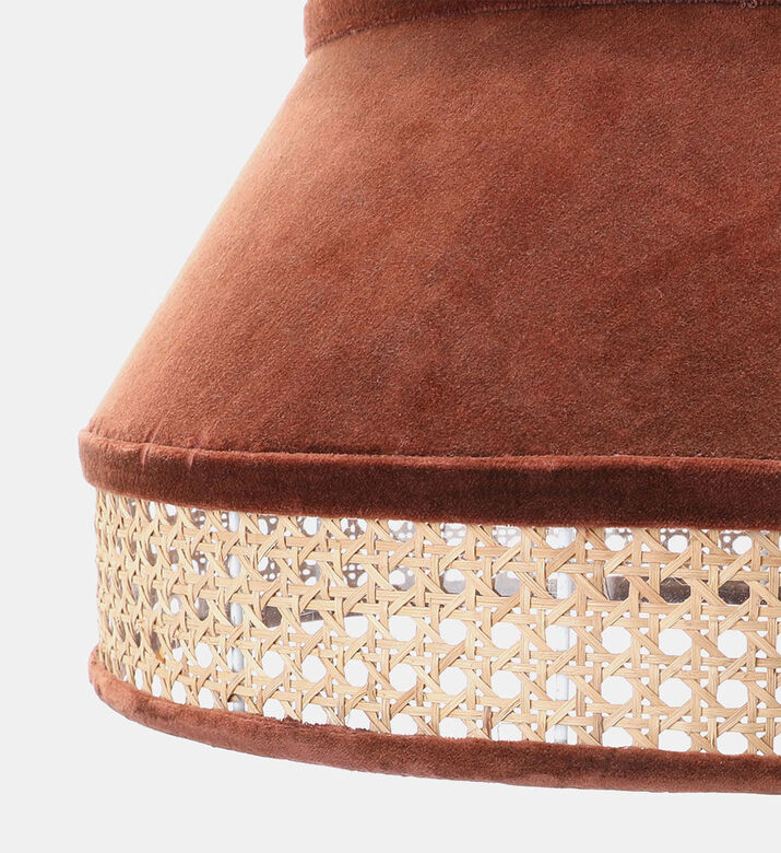 Home Deco and More Velvet Cane Base Pendant Lamp, Packshot View
