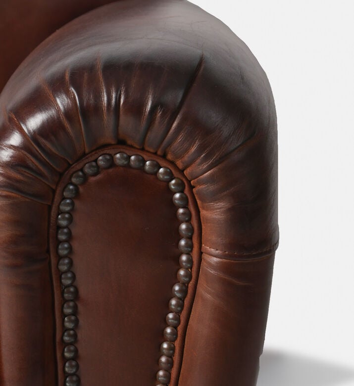 Home Deco and More Camden Leather Armchair, Packshot View