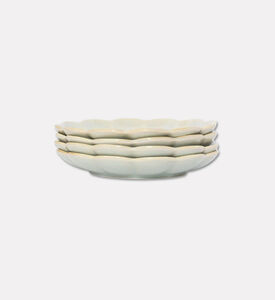 Home Deco and More Celadon Petal-shaped 4-piece Serving Dish Set, Packshot View