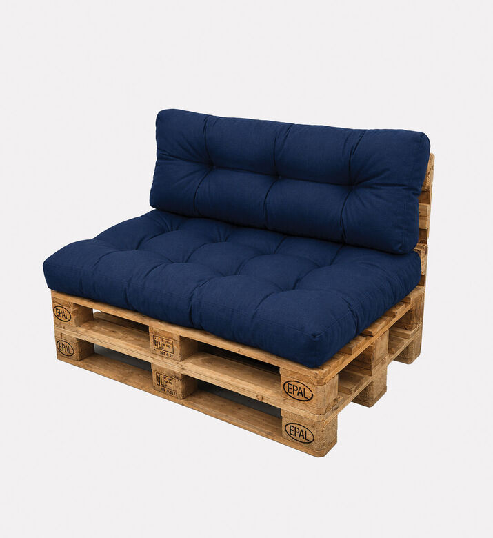 Home Deco and More Outdoor Quilted Cushion, Blue, Packshot View