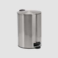 Stainless Steel Matte Pedal Bin