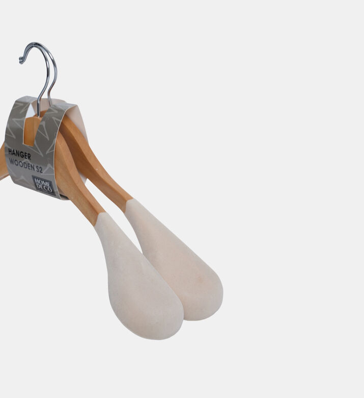 Home Deco and More Wood Clothes Hanger, Packshot View