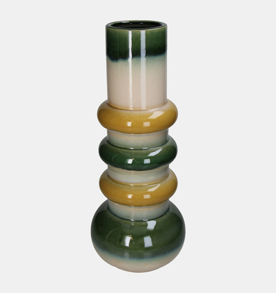 Decorative Layered Stoneware Vase 20x20x48.5cm