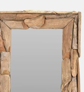 Reclaimed Teak Wood Mirror