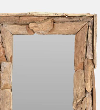 Reclaimed Teak Wood Mirror