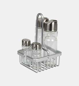Home Deco and More Oil Vinegar Salt Pepper Holder, Packshot View