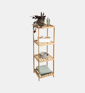 Bamboo 4-tier Storage Rack