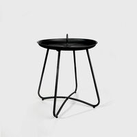 Steel Matte Hook Round Side Table