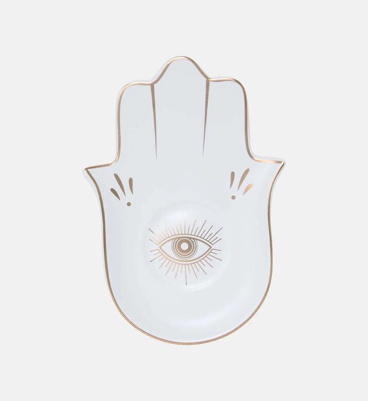 Home Deco and More Eye Cup Hamsa Tray 2-piece Set, Packshot View