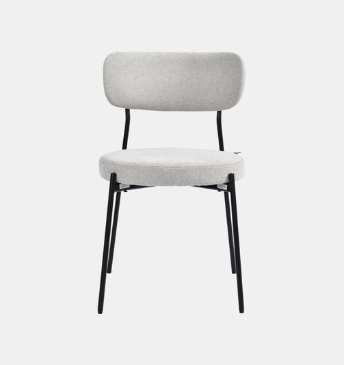 Archie Fabric Steel Dining Chair