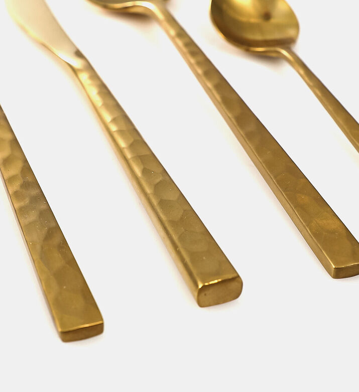 Guy Degrenne The Fuse Hammered 24-piece Cutlery Set, Packshot View